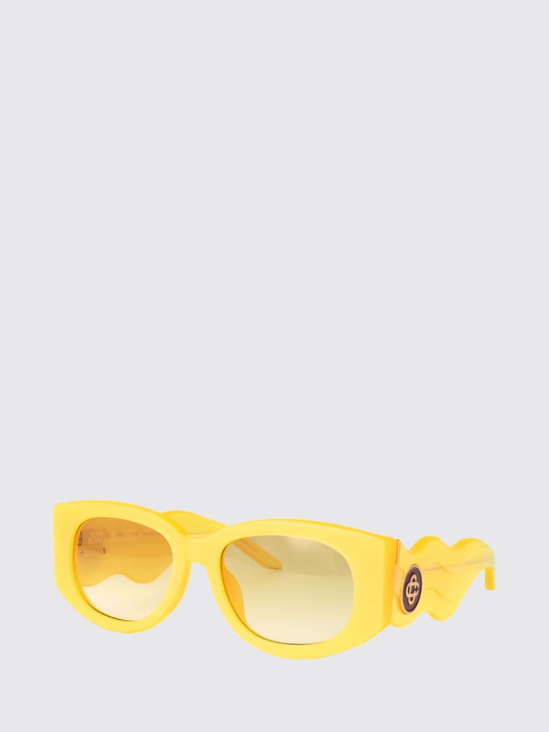 Casablanca Sunglasses Men color Yellow