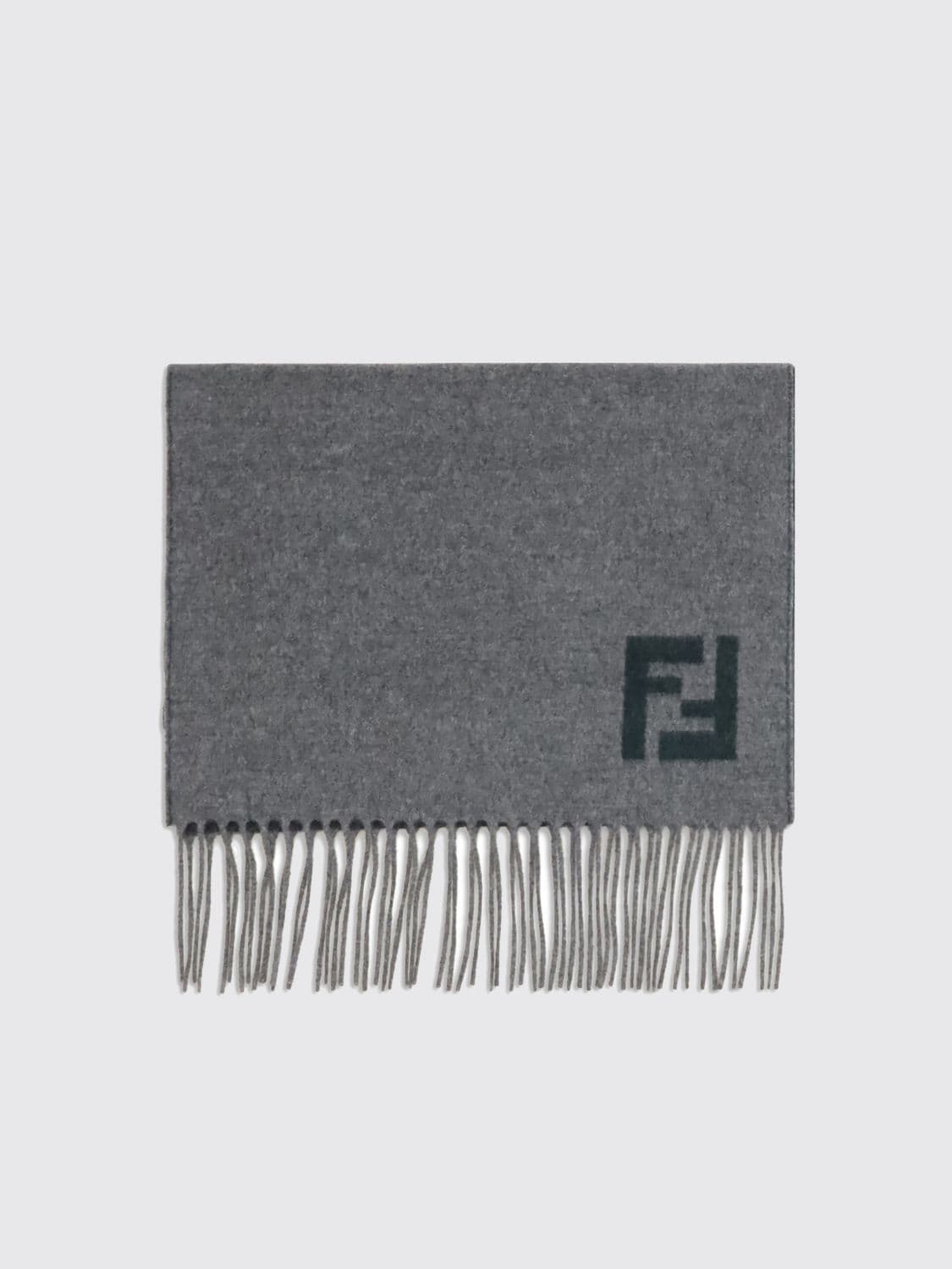Fendi Scarf Men color Grey · OS