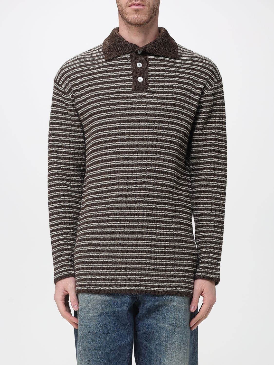 Namacheko Polo Shirt Men color Brown