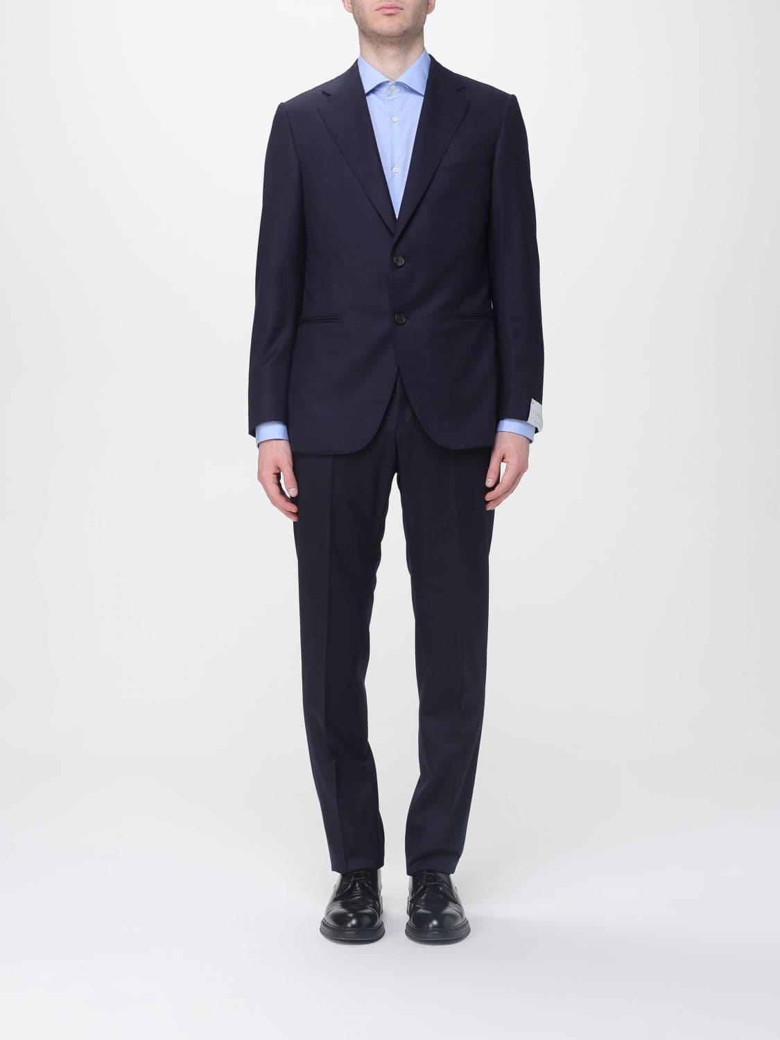Caruso Suit Men color Blue