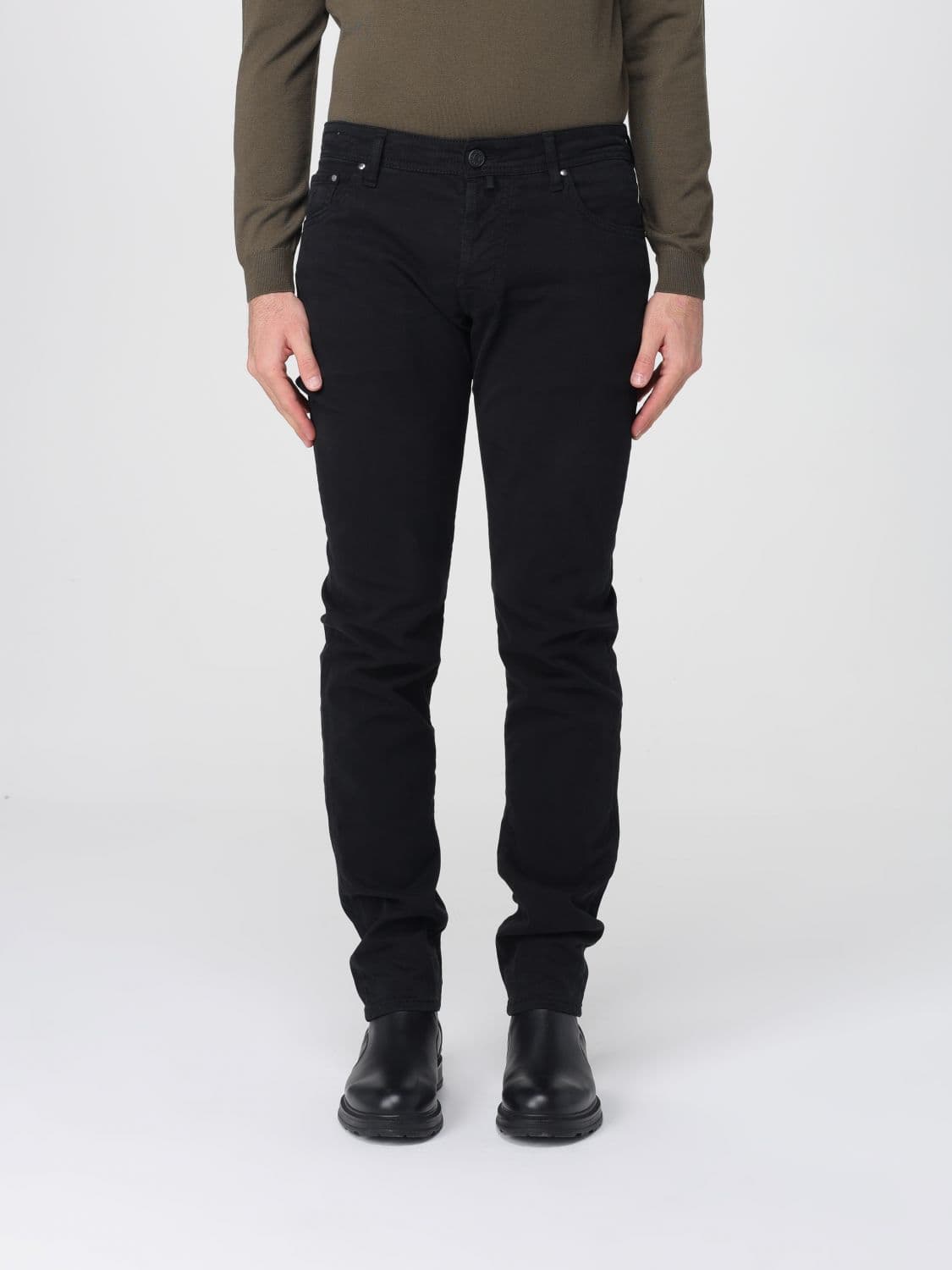 Jacob Cohen Pants Men color Black