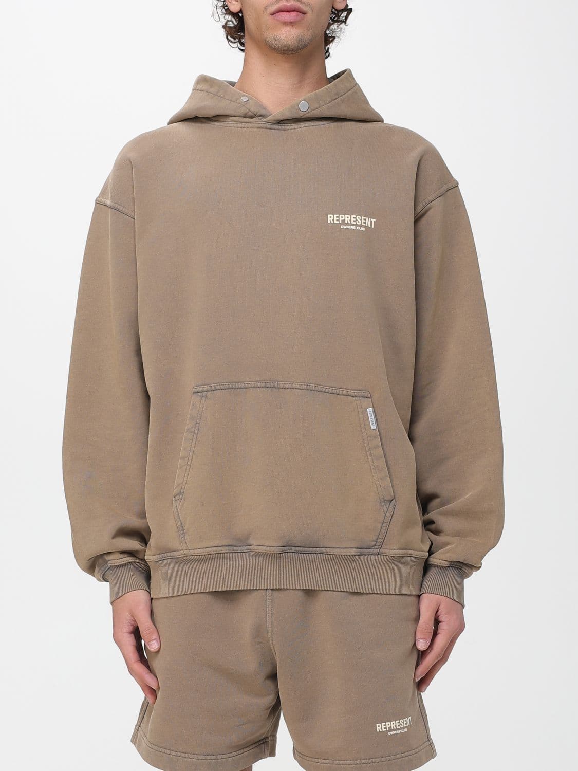 Represent Sweatshirt Men color Beige