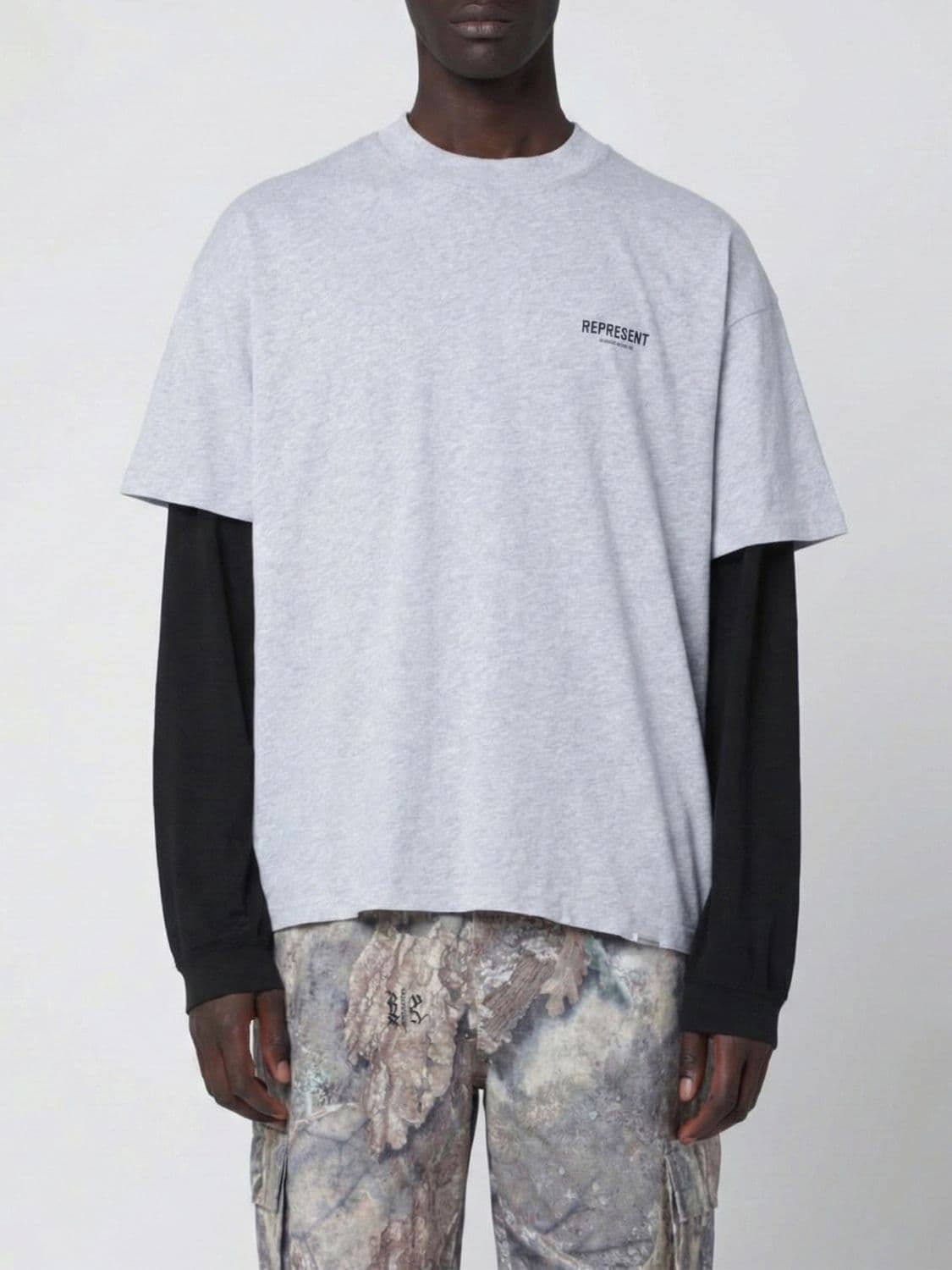 Represent T-Shirt Men color Grey
