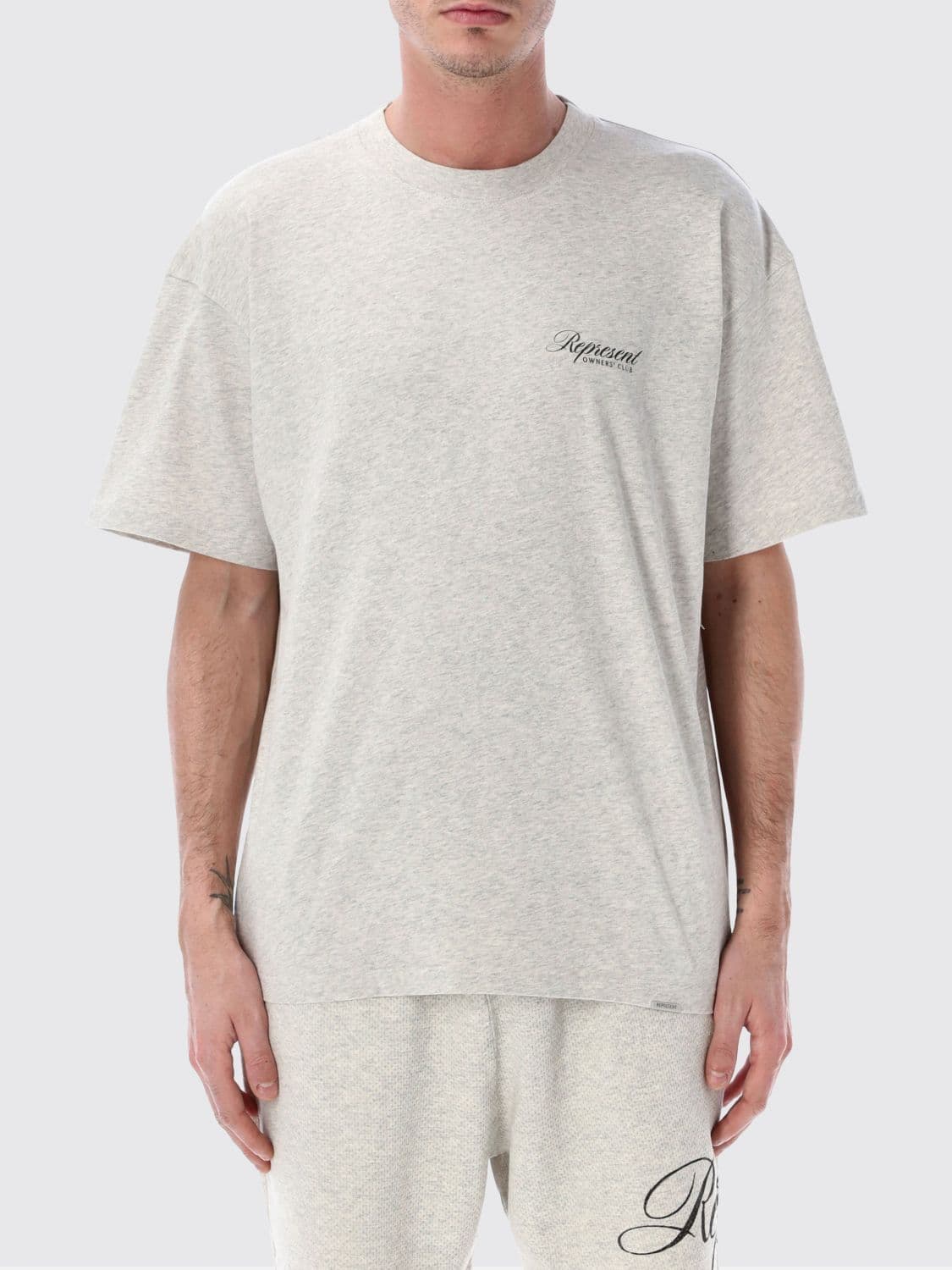 Represent T-Shirt Men color Cream