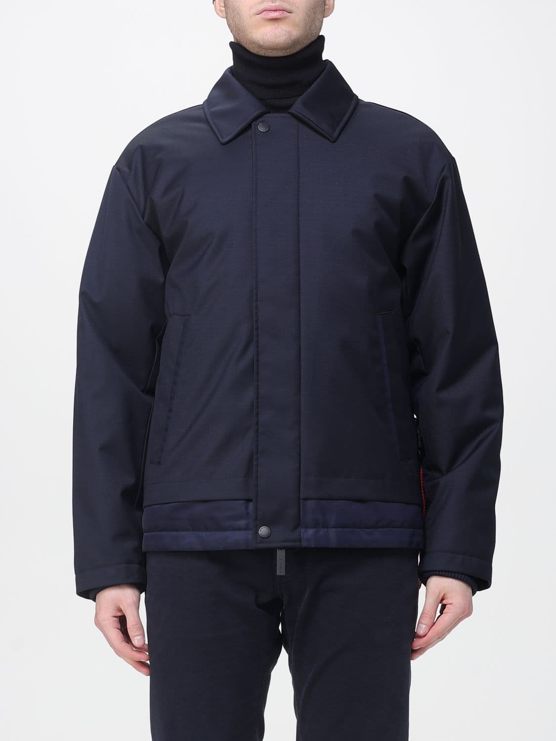 After Label Jacket Men color Blue · L