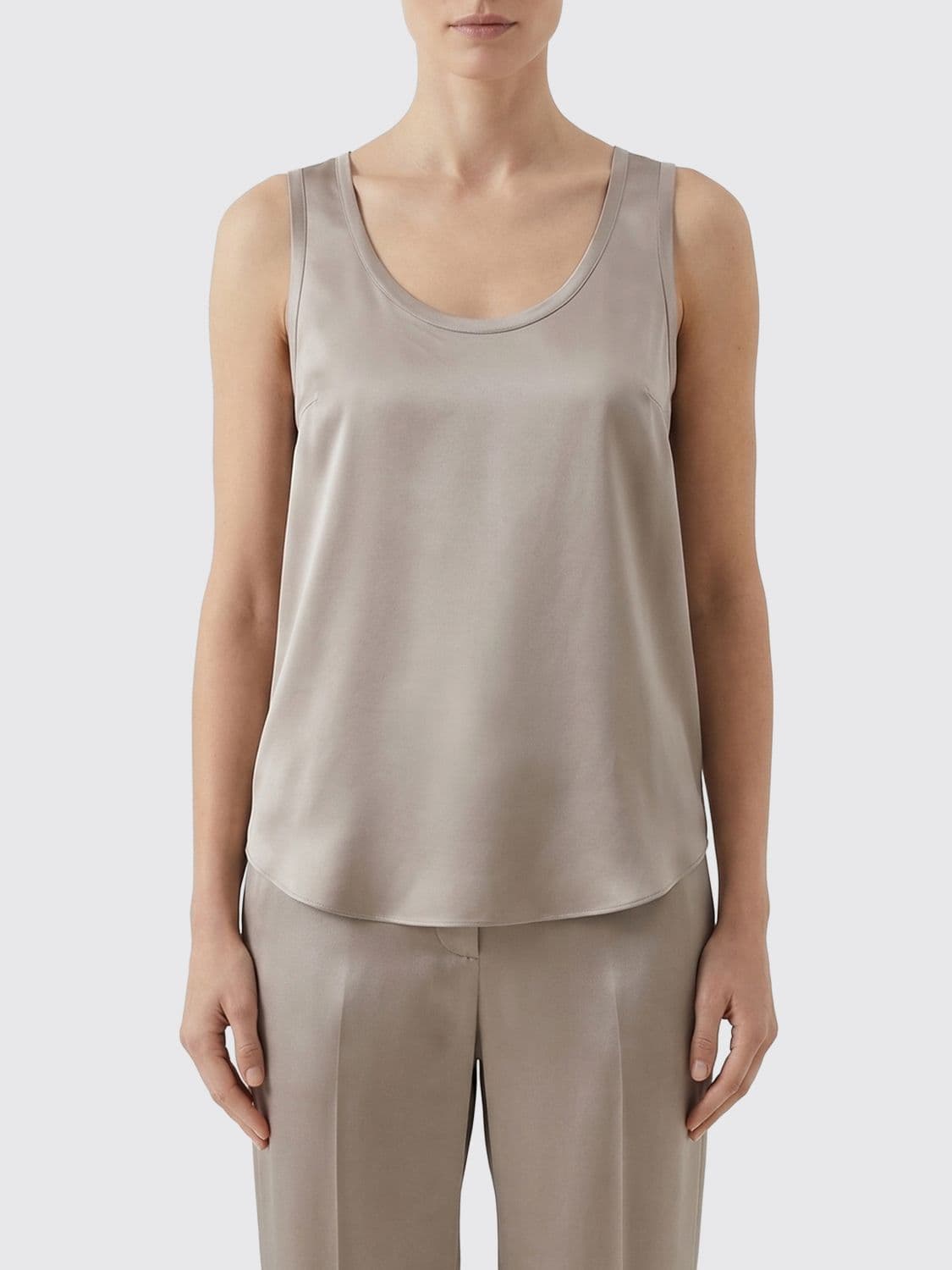 Brunello Cucinelli Top Woman color Pearl · L