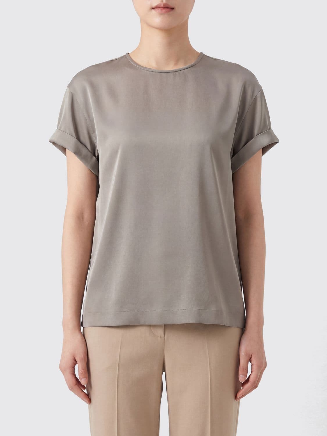 Brunello Cucinelli Top Woman color Green