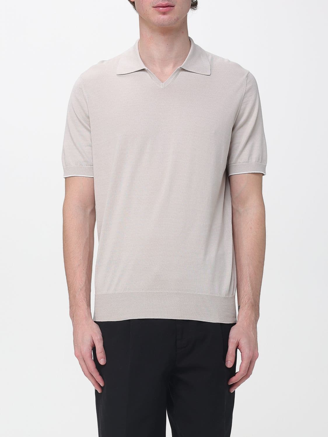 Brunello Cucinelli Polo Shirt Men color Rope · 56