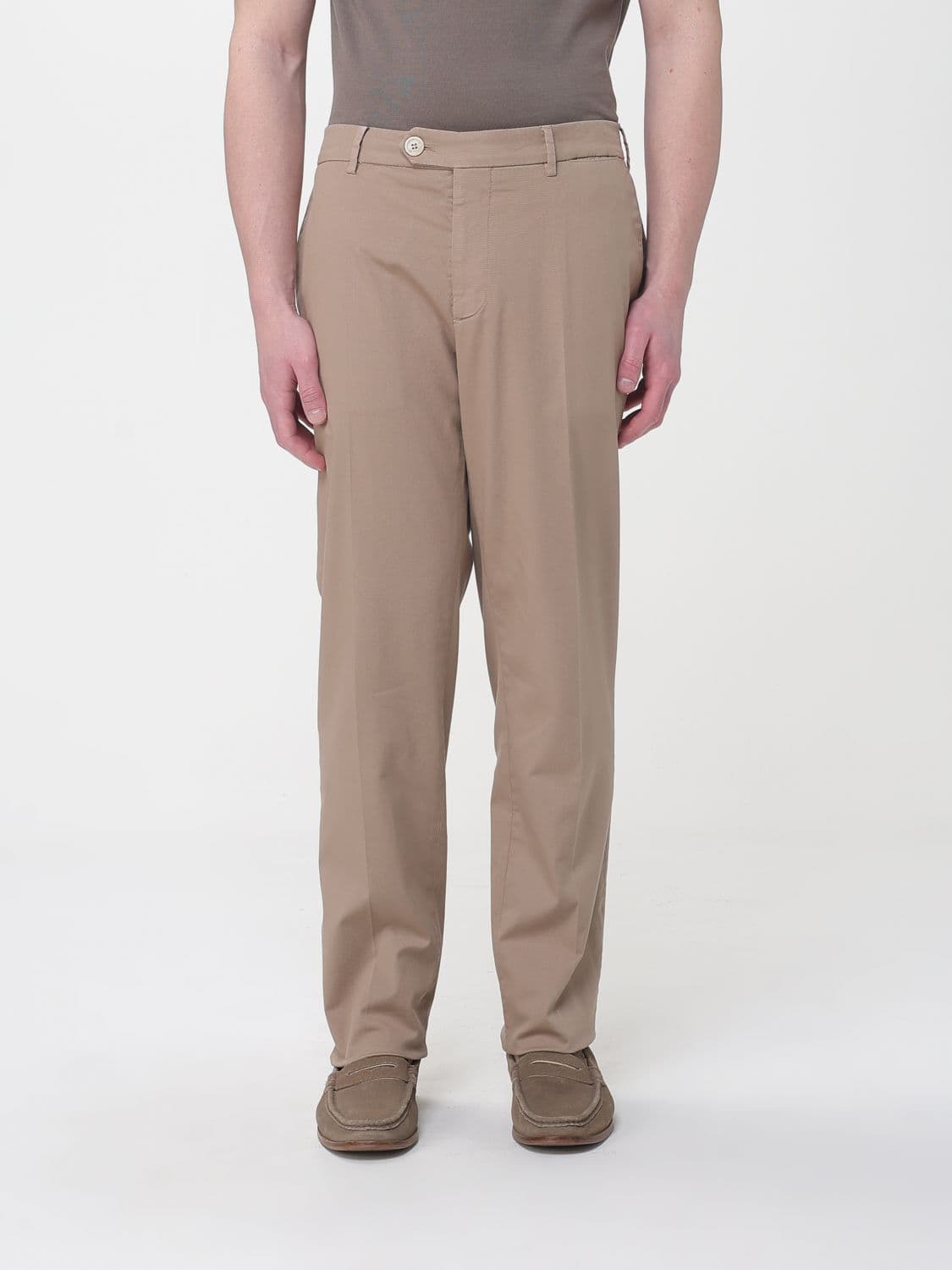 Brunello Cucinelli Pants Men color Biscuit
