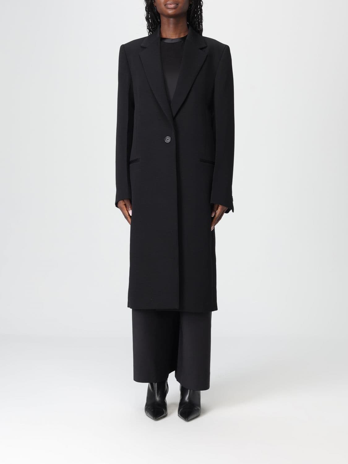 Toteme Coat Woman color Black
