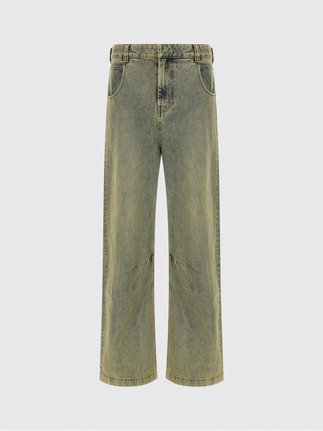 Entire Studios Jeans Woman color Yellow