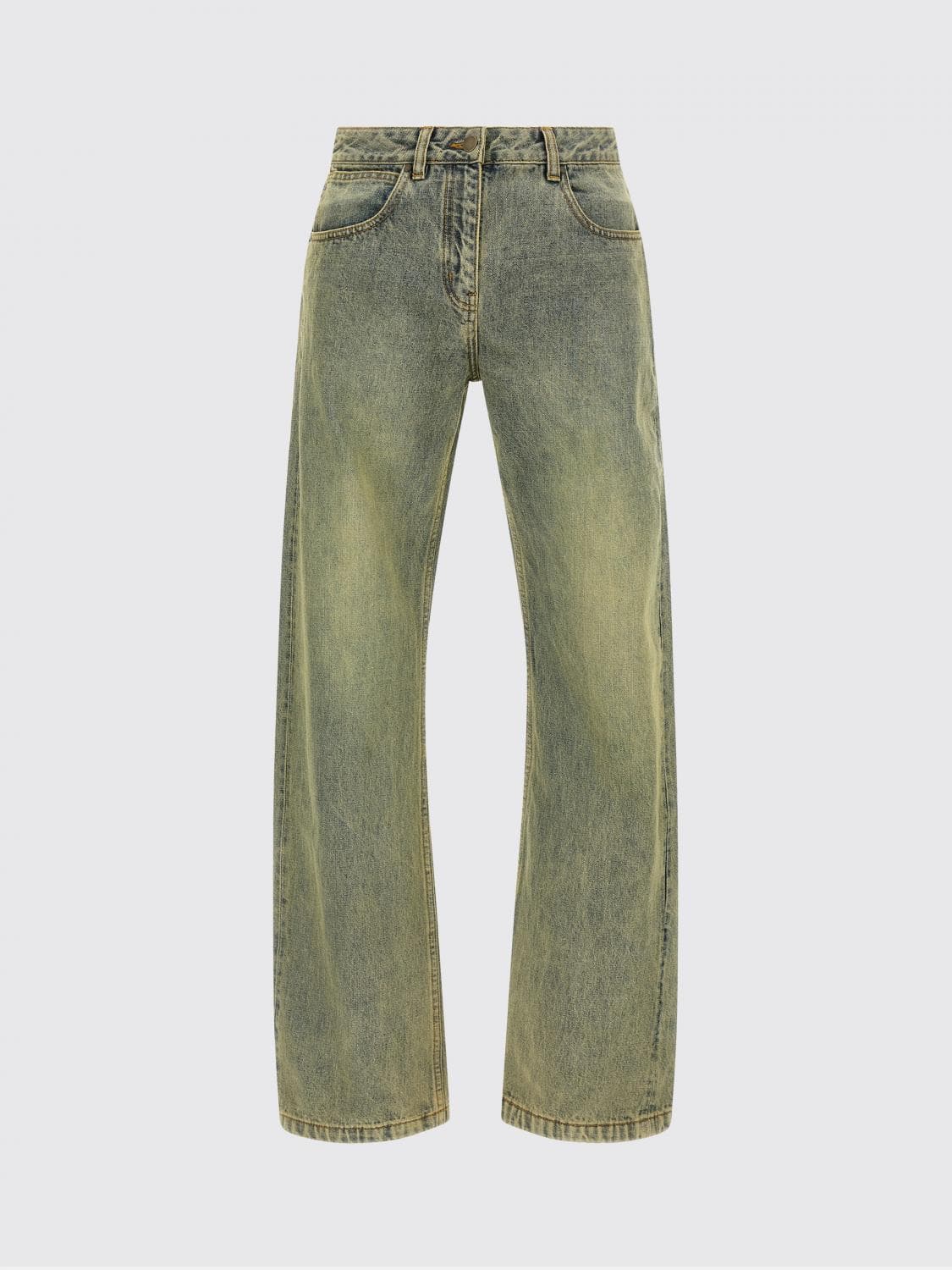 Entire Studios Jeans Men color Yellow