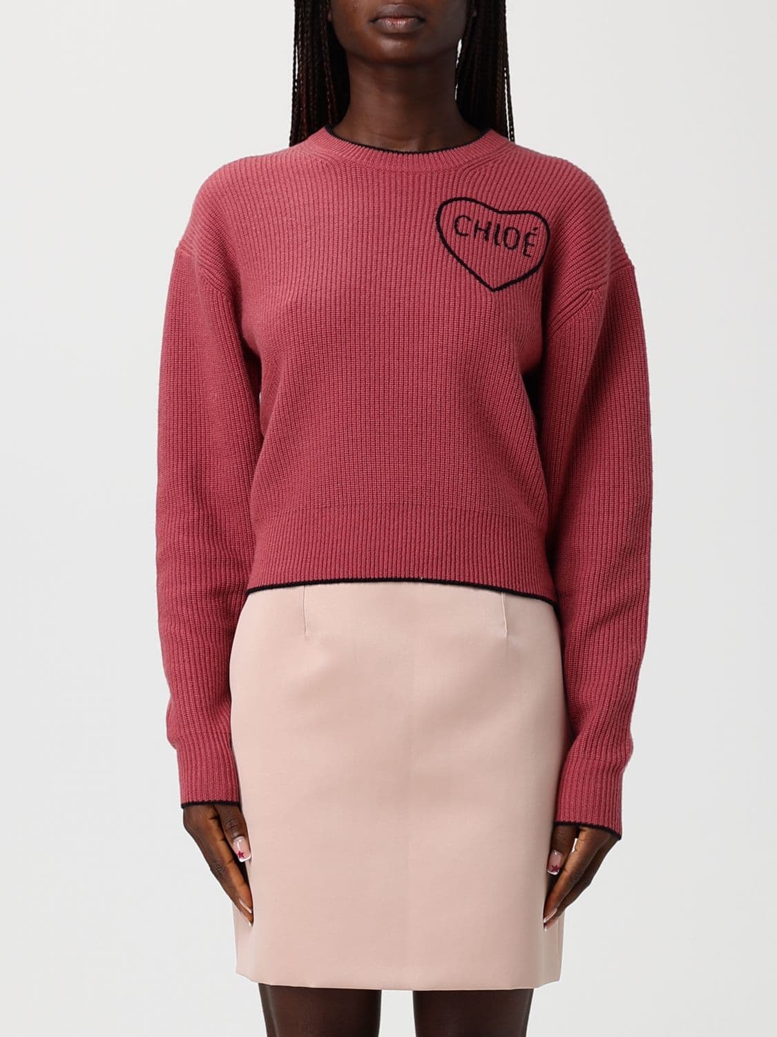 Chloé Sweater Woman color Pink