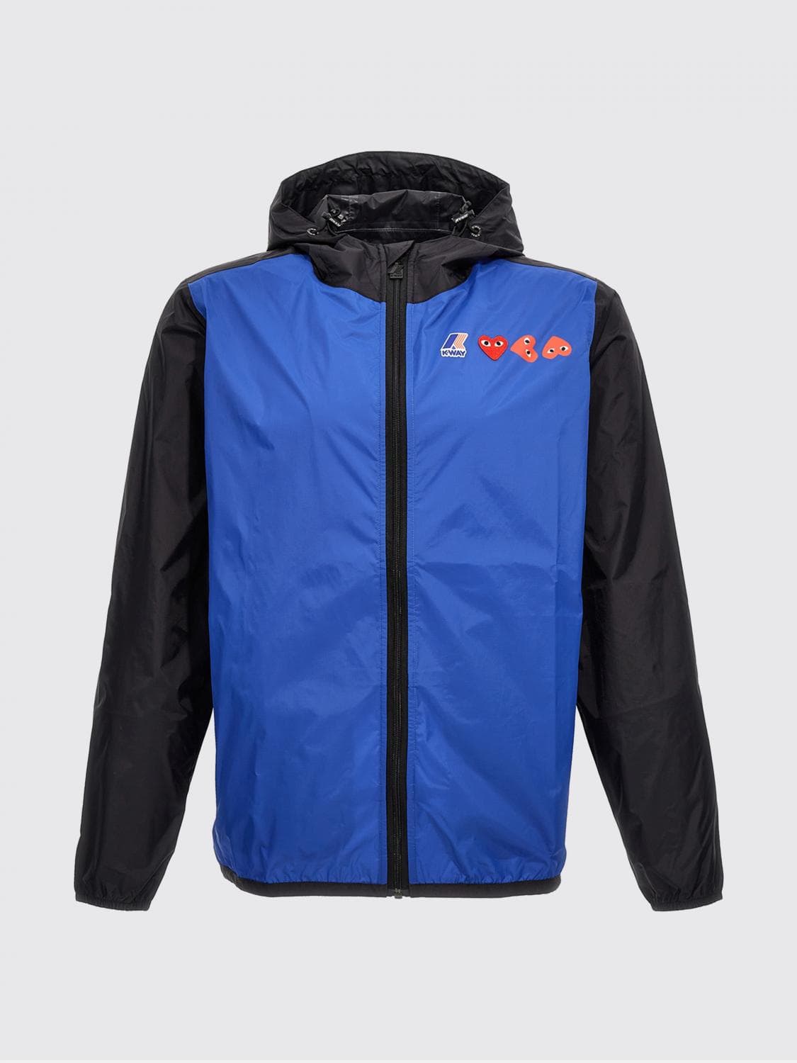 Comme Des Garcons Play X K-Way Jacket Men color Blue