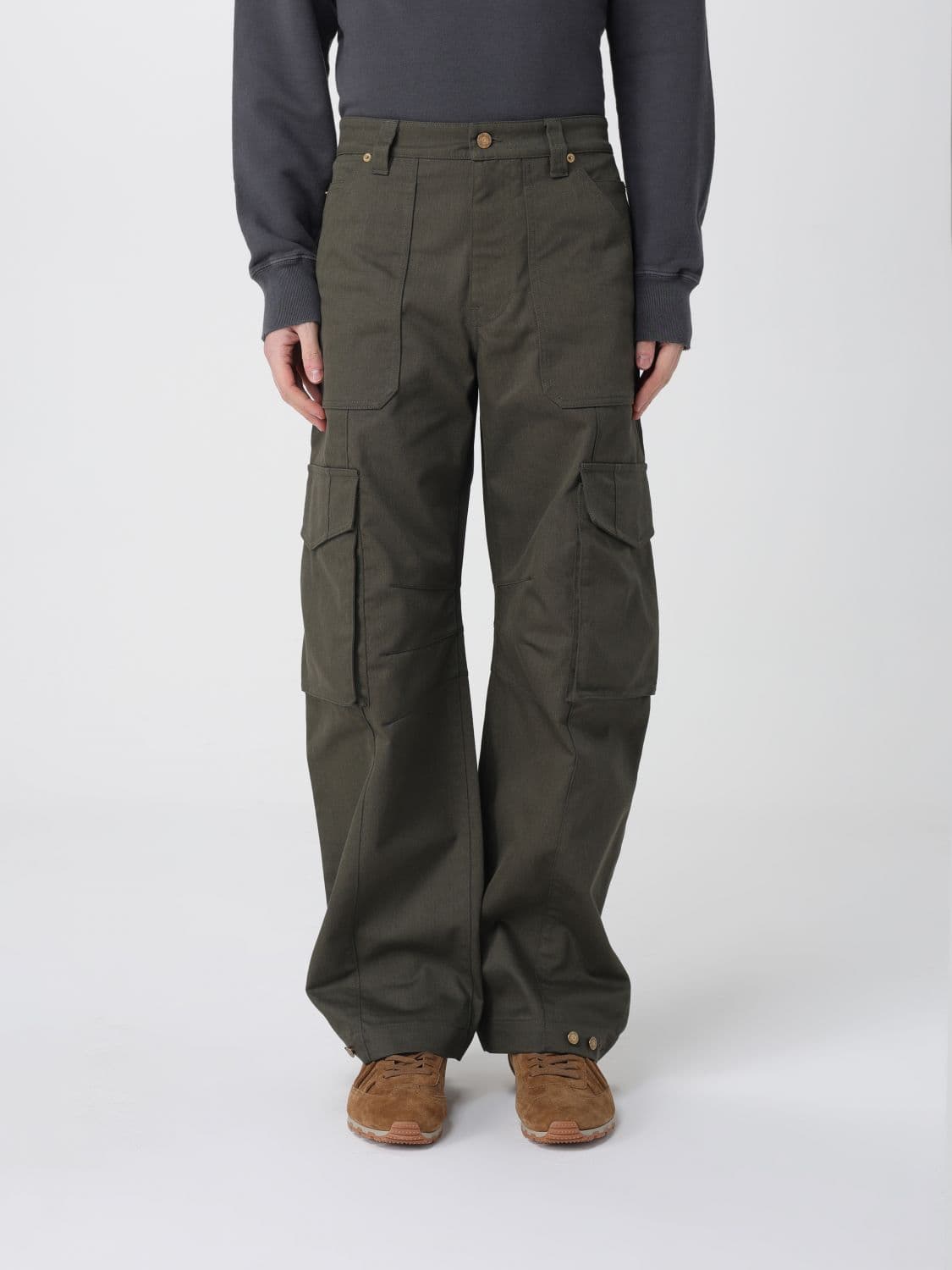 Golden Goose Pants Men color Green