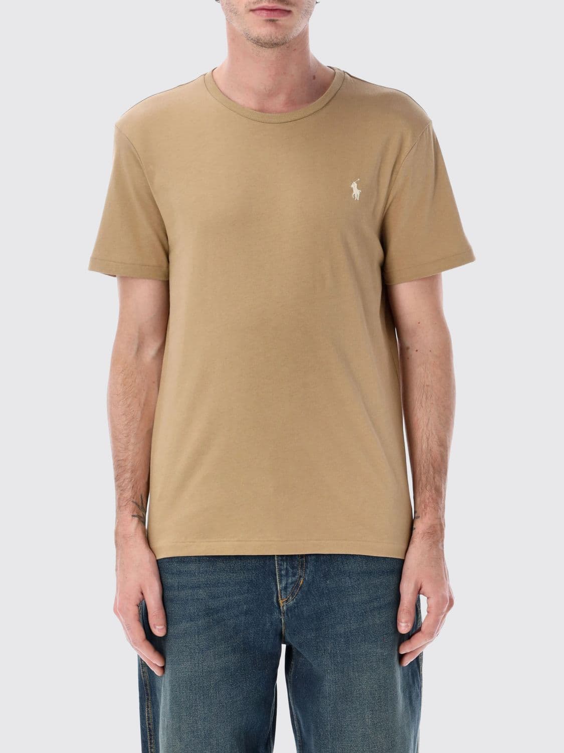 Polo Ralph Lauren T-Shirt Men color Coffee · S
