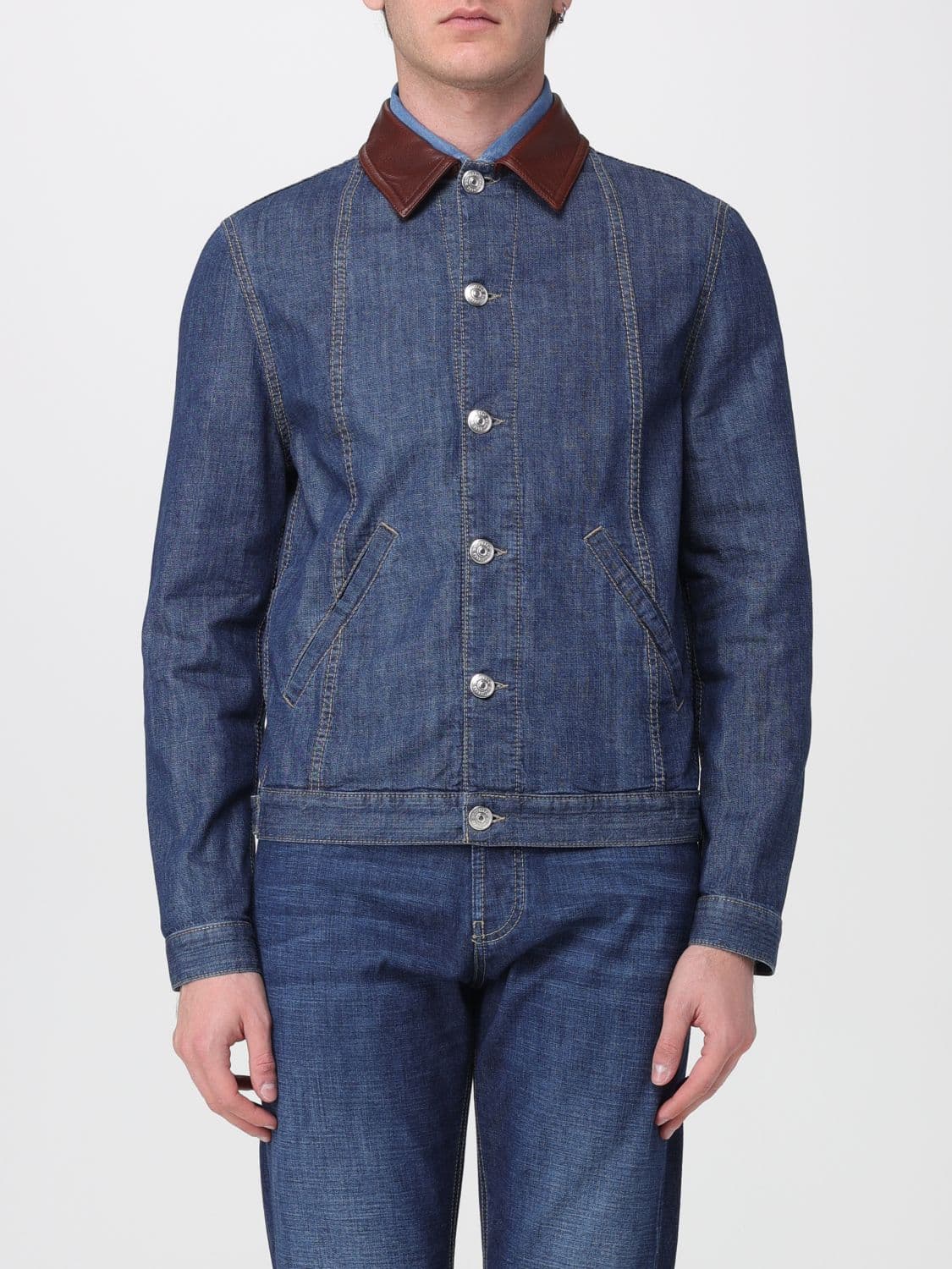 Brunello Cucinelli Jacket Men color Blue