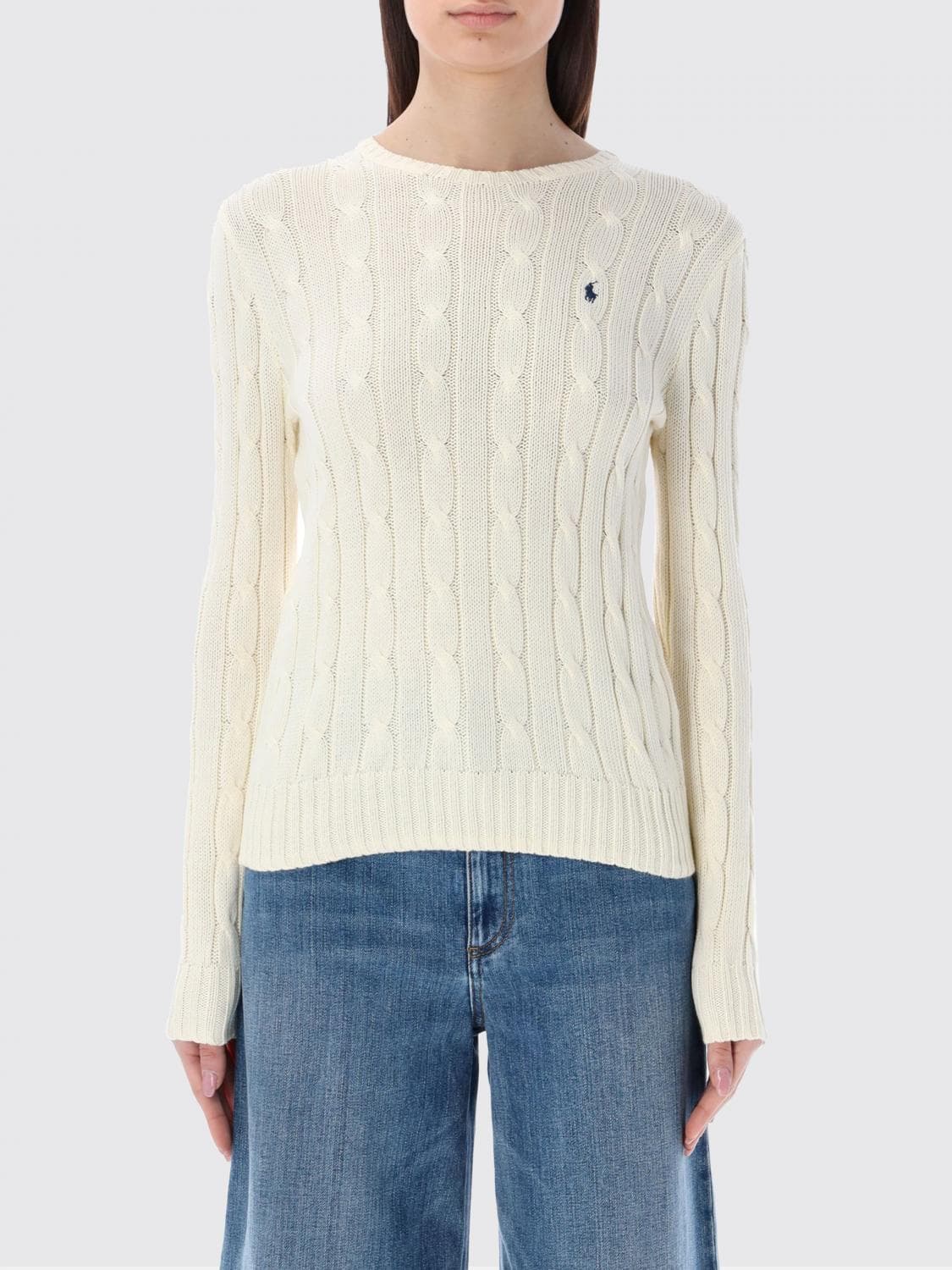 Polo Ralph Lauren Sweater Woman color White