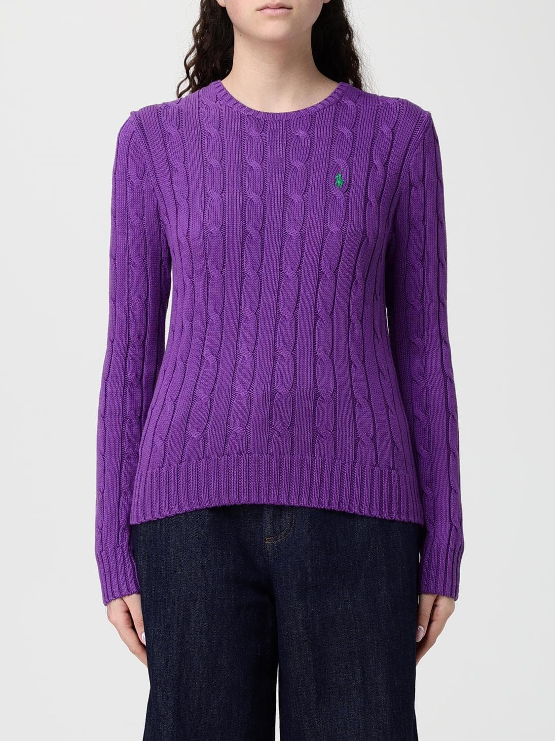 Polo Ralph Lauren Sweater Woman color Violet · XS