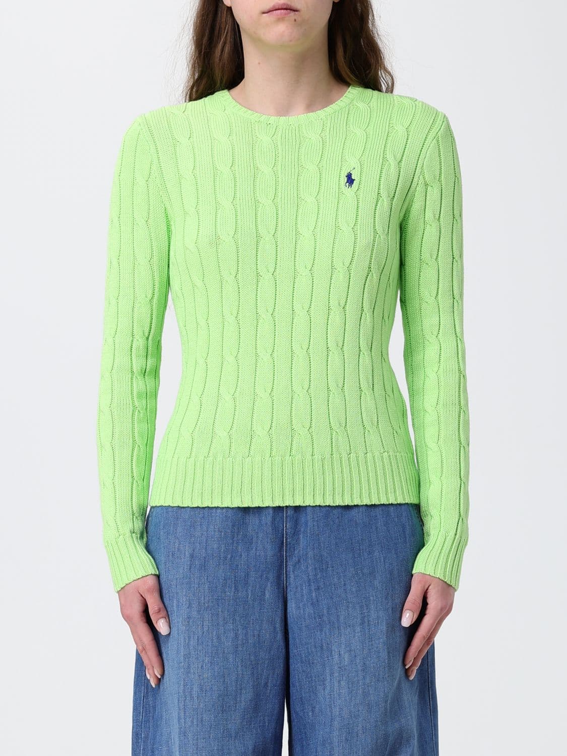 Polo Ralph Lauren Sweater Woman color Apple Green