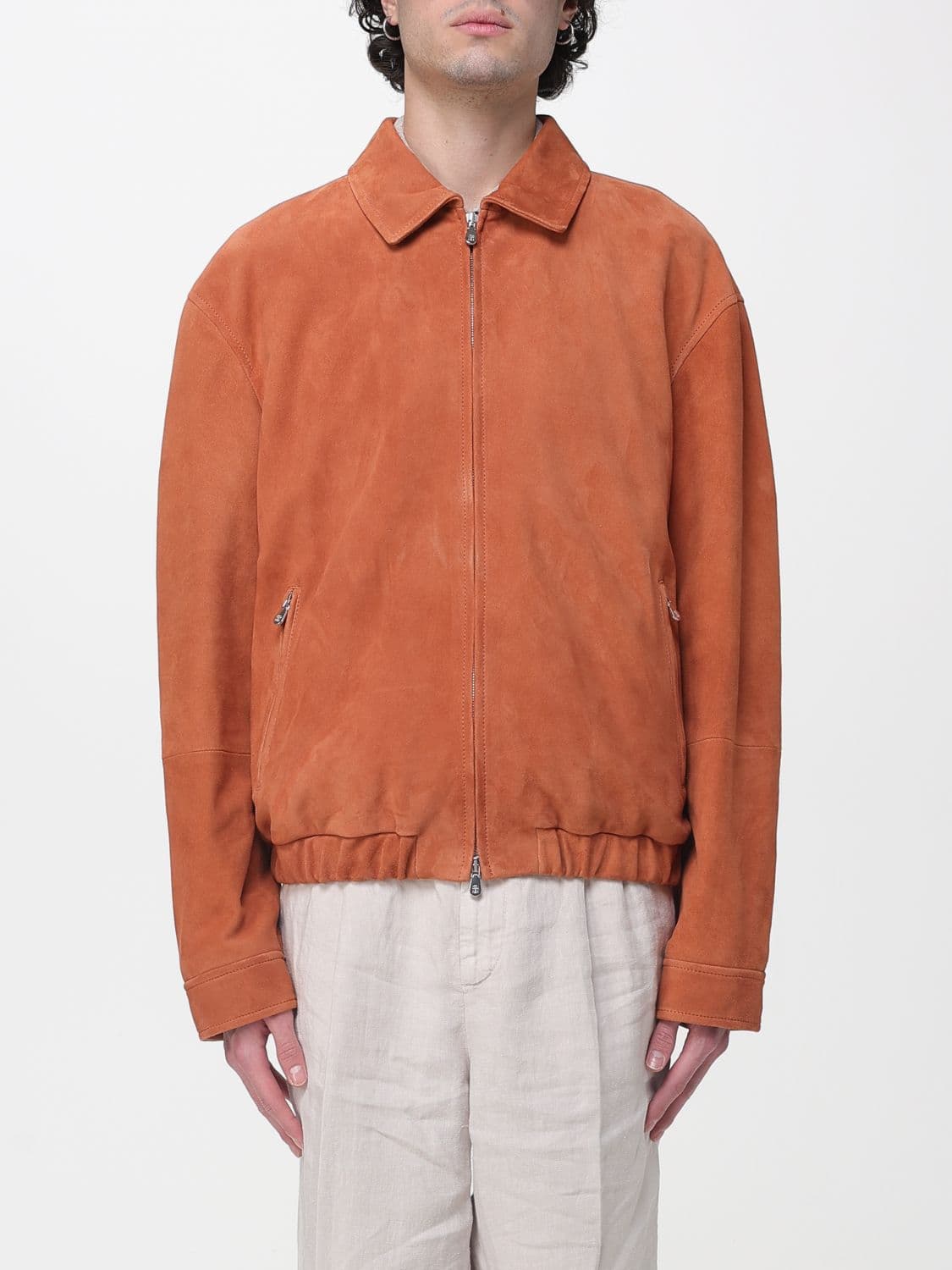 Brunello Cucinelli Jacket Men color Apricot · XL
