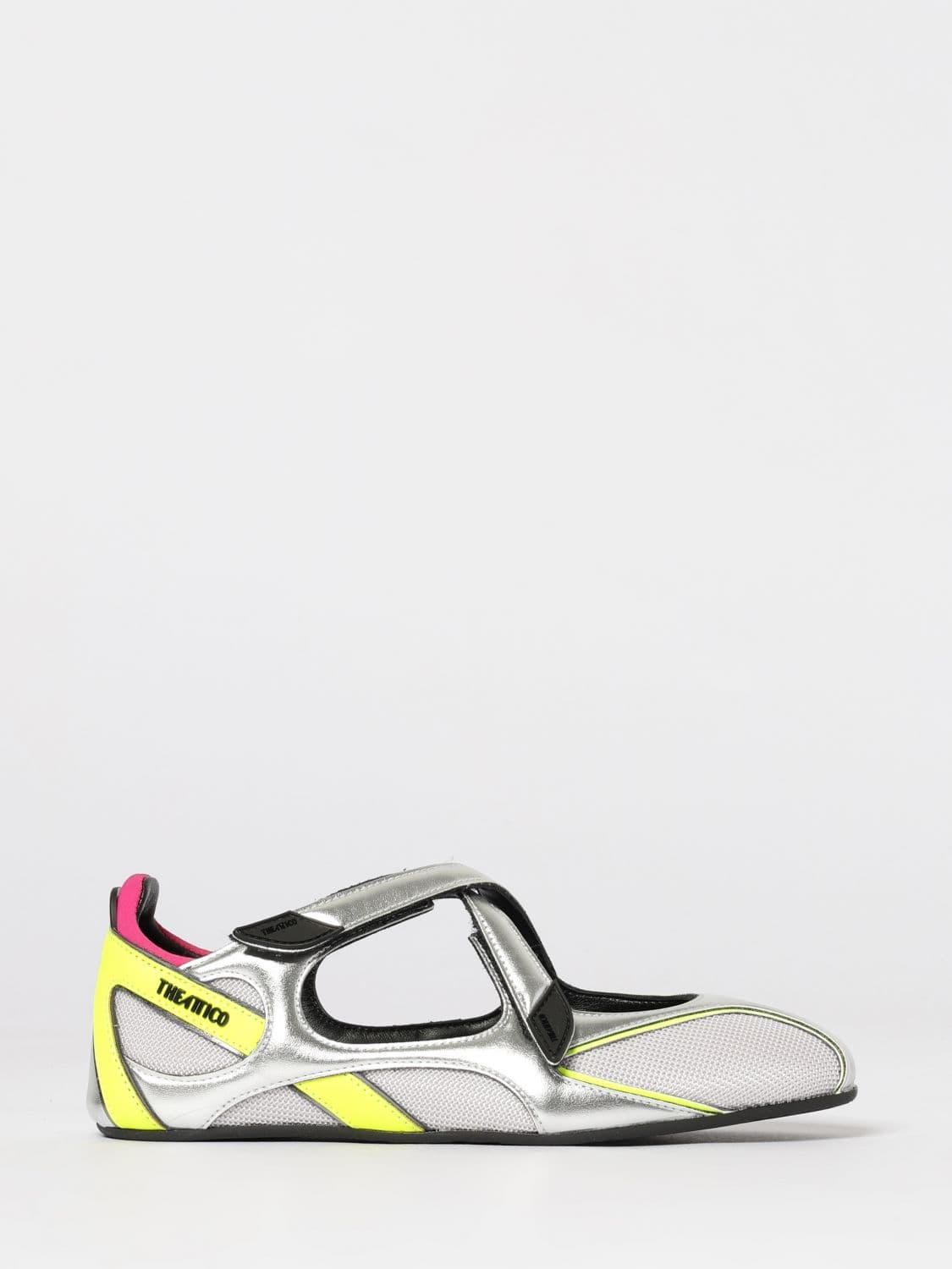 The Attico Ballet Flat Woman color Silver