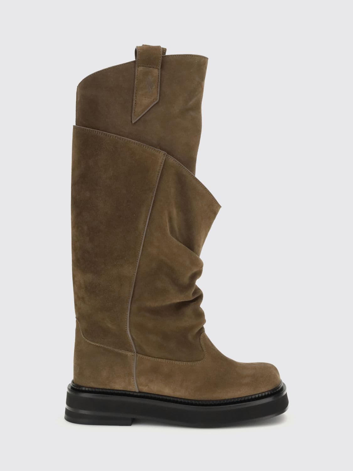 The Attico Boots Woman color Brown