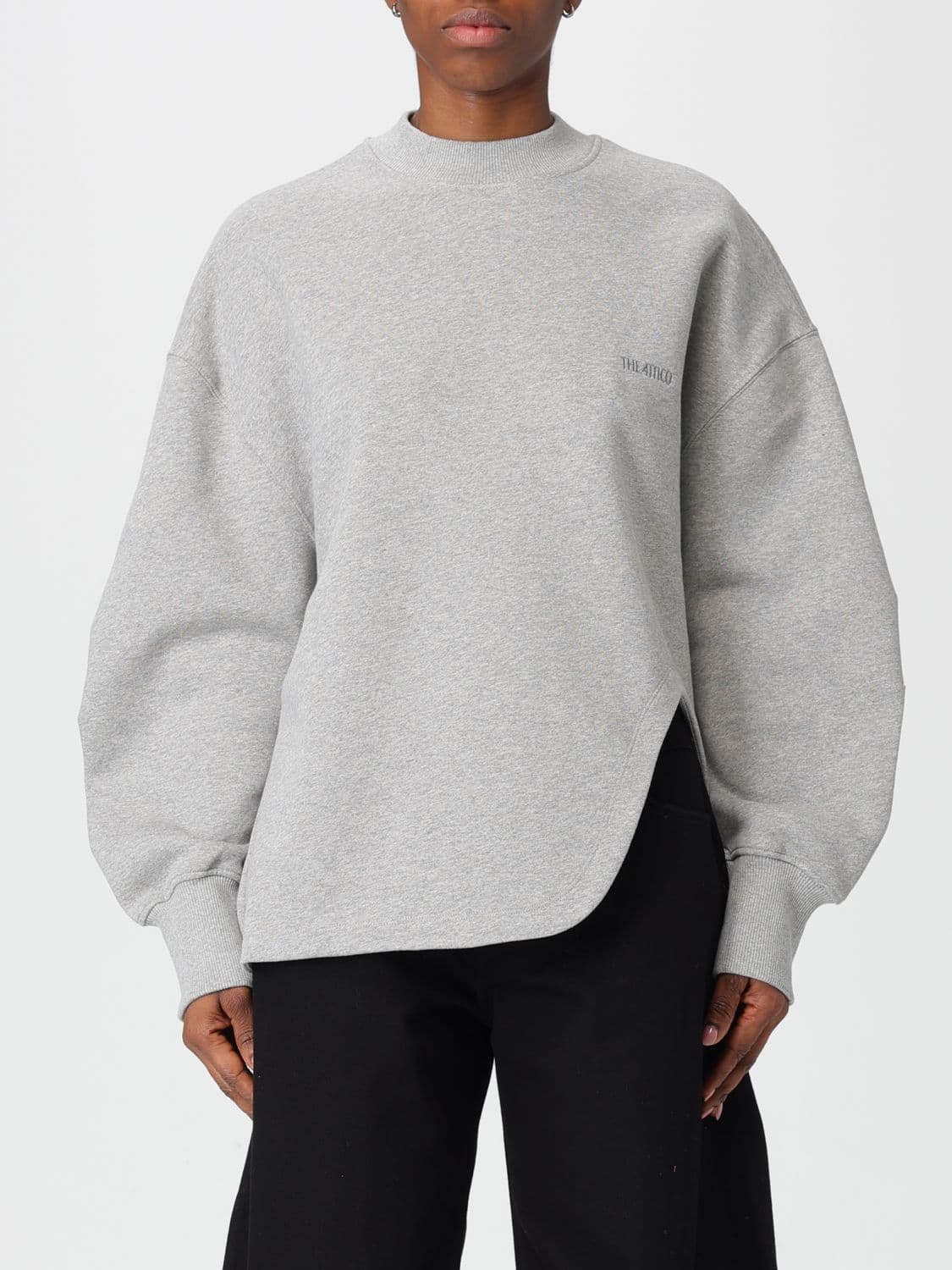 The Attico Sweatshirt Woman color Grey
