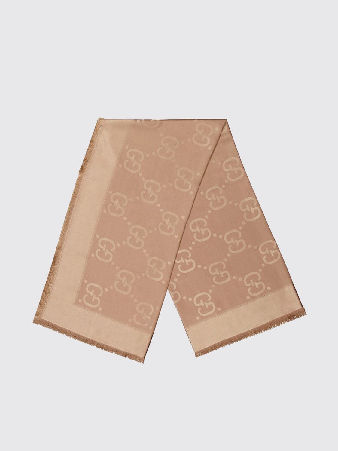 Gucci Scarf Woman color Camel