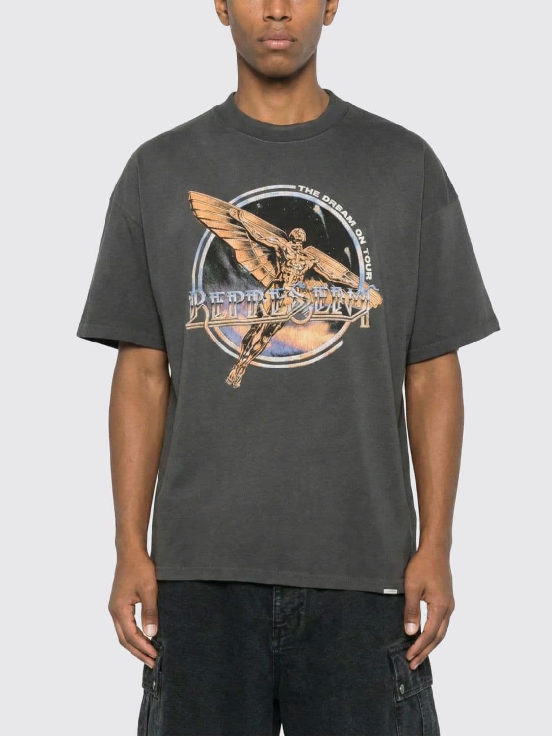 Represent T-Shirt Men color Grey
