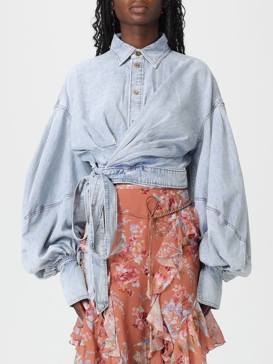 Zimmermann Shirt Woman color Blue