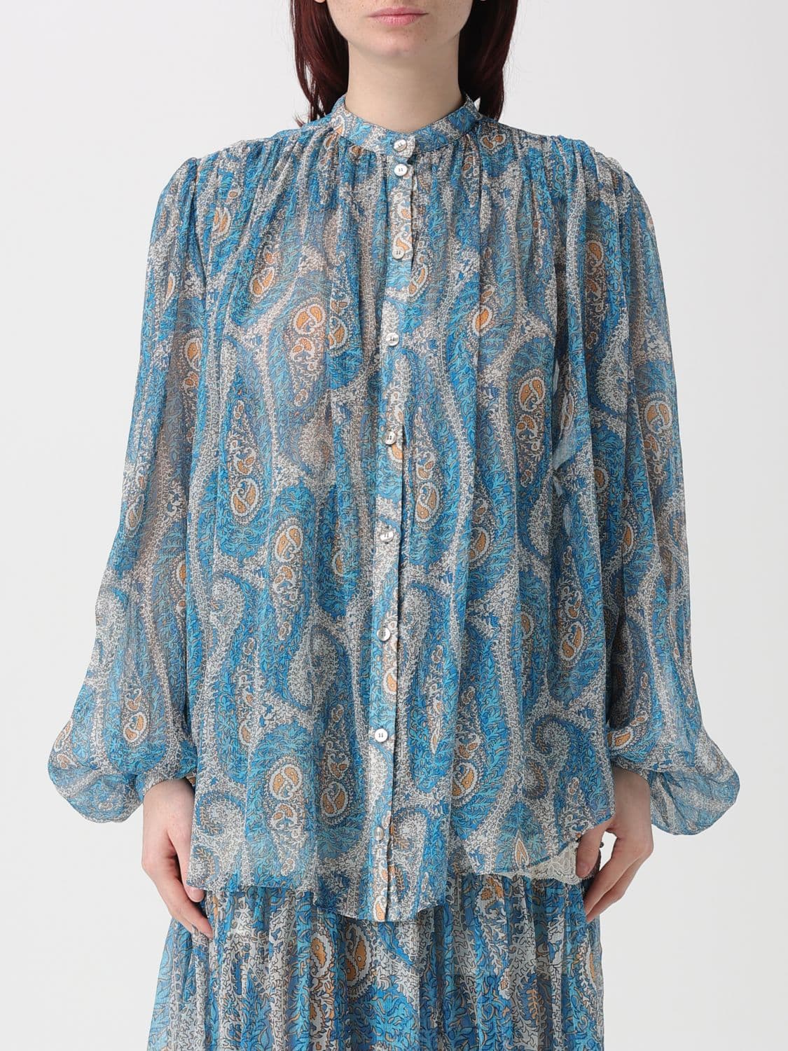 Etro Shirt Woman color Blue · 42