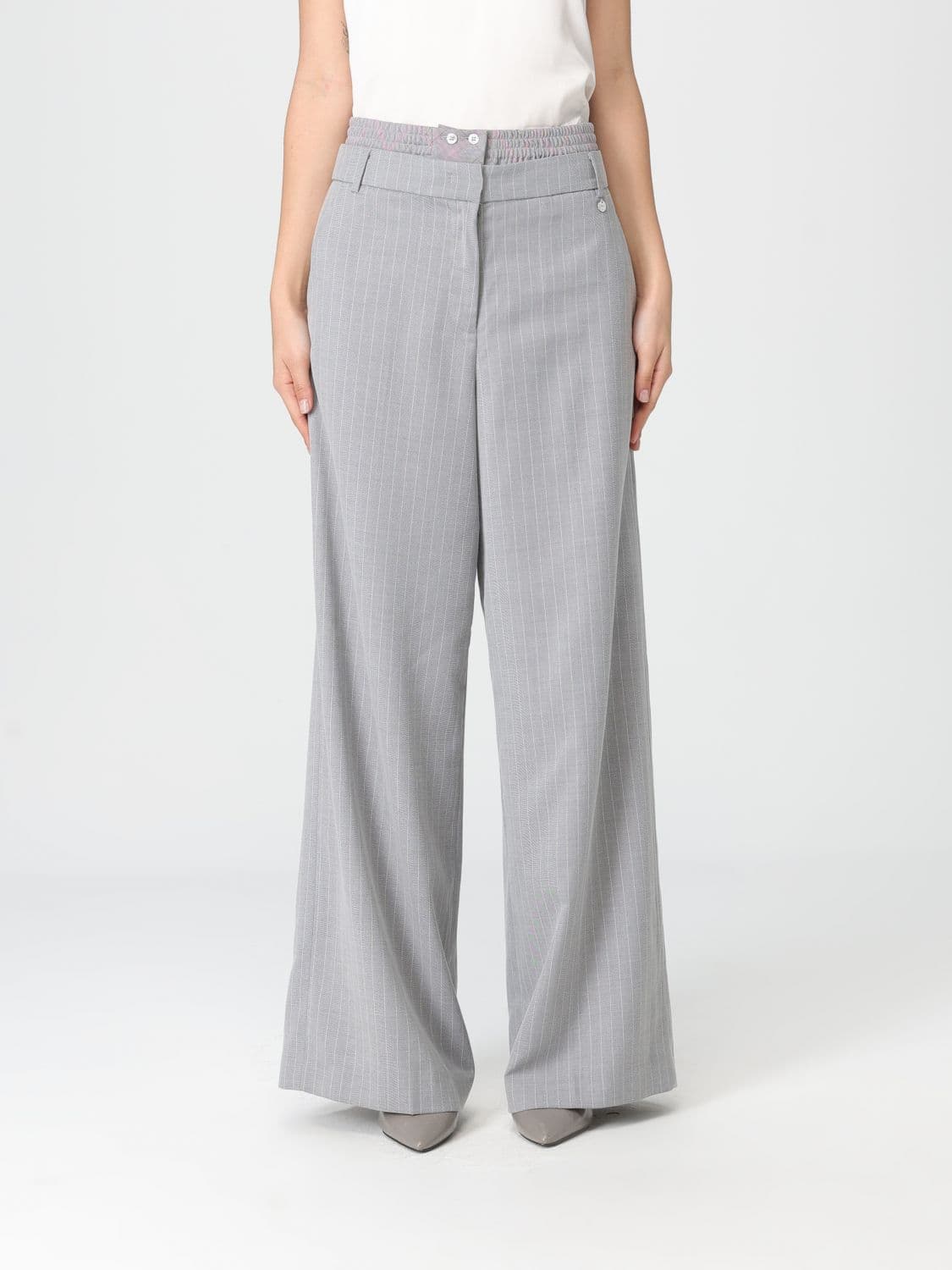 Liu Jo Pants Woman color Grey