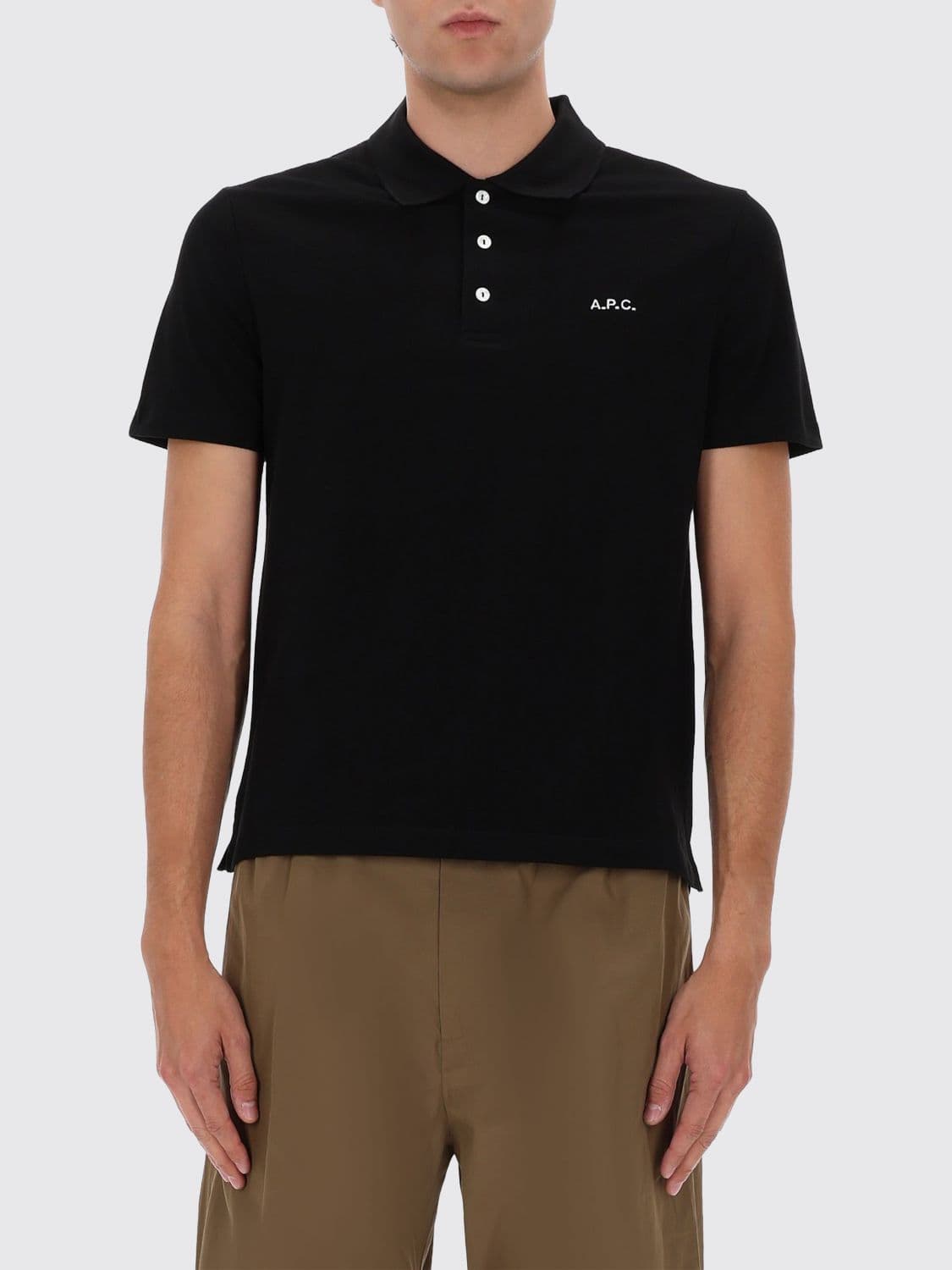 A.p.c. A. P.C. Polo Shirt Men color Black