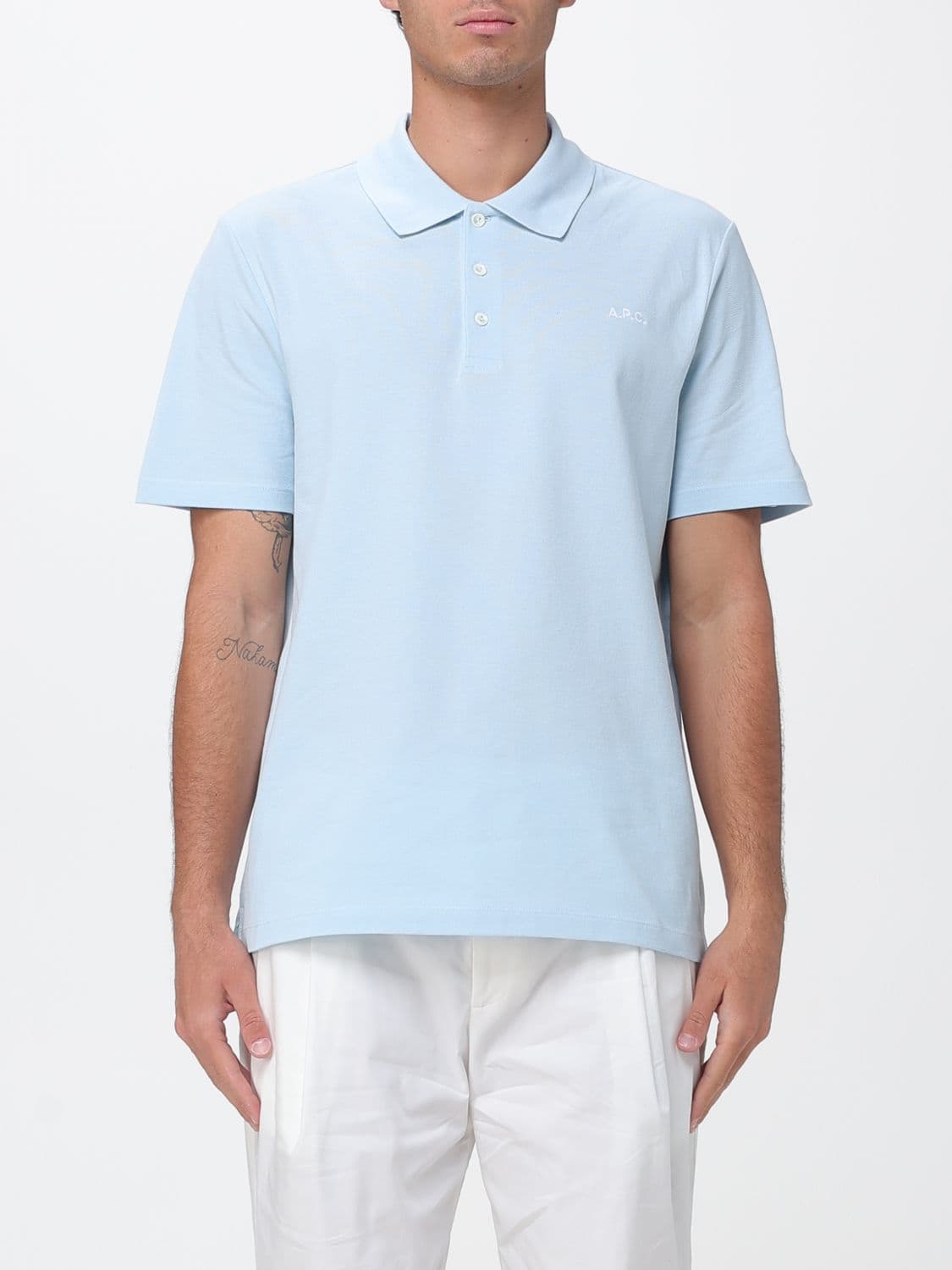 A.p.c. A. P.C. Polo Shirt Men color Navy