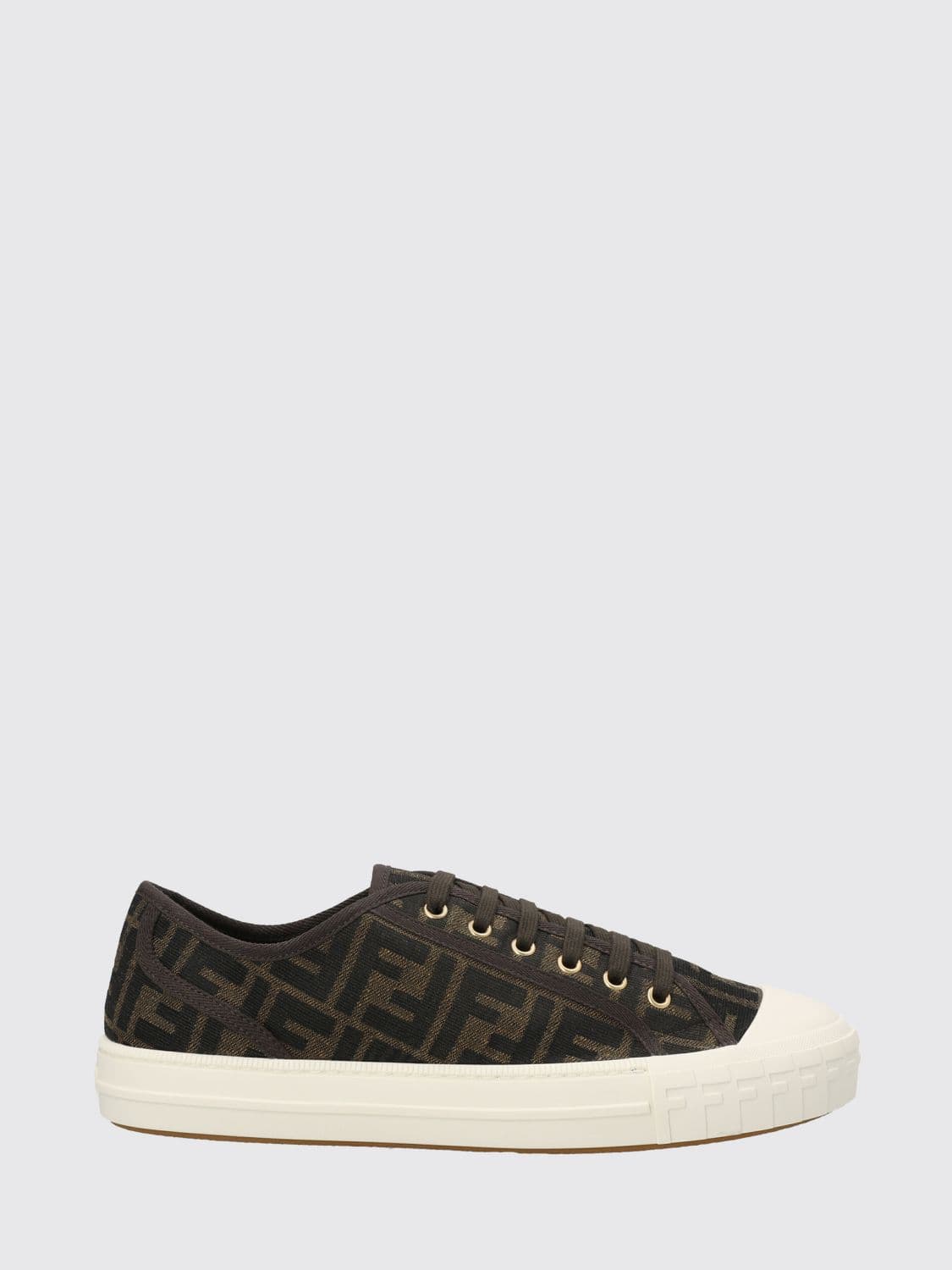 Fendi Sneakers Men color Tobacco