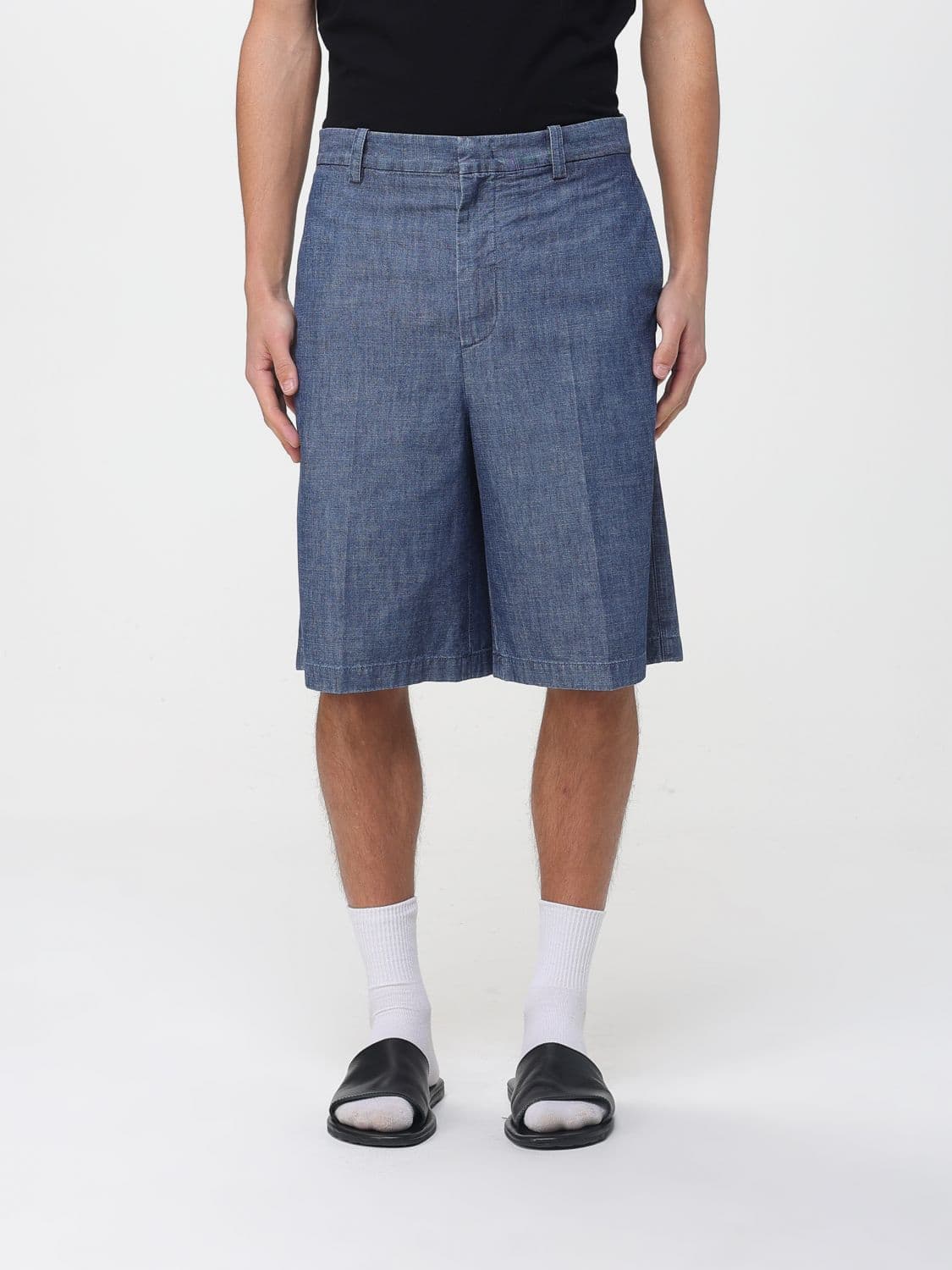 Jil Sander Shorts Men color Indigo