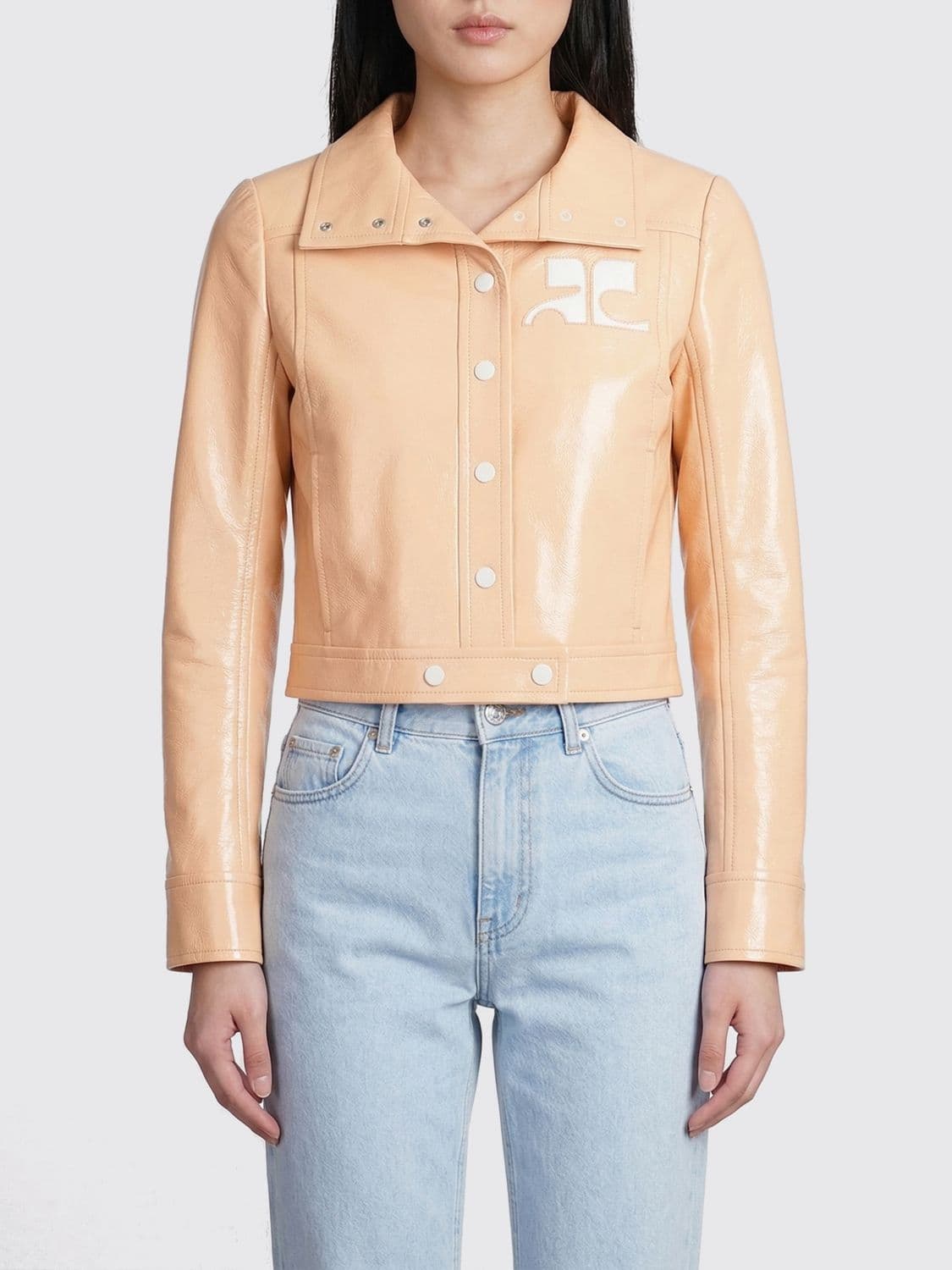 Courrèges Jacket Woman color Orange