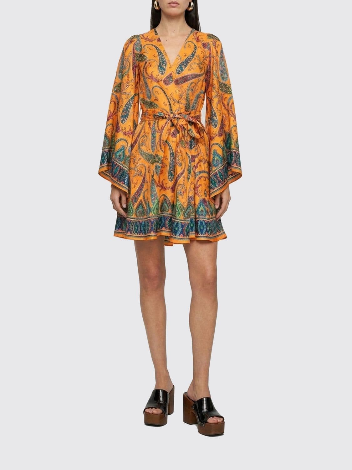 Etro Dress Woman color Orange