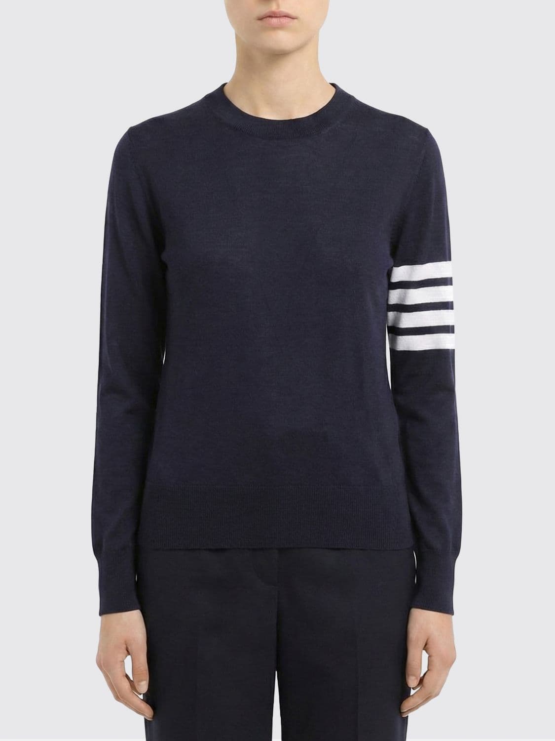 Thom Browne Sweater Woman color Navy