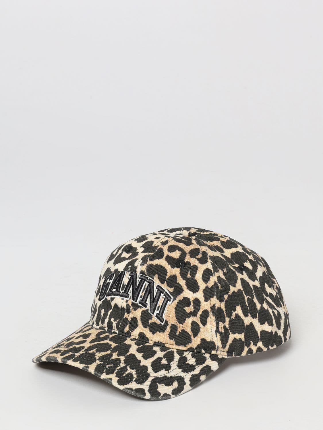 Ganni Hat Woman color Brown · OS