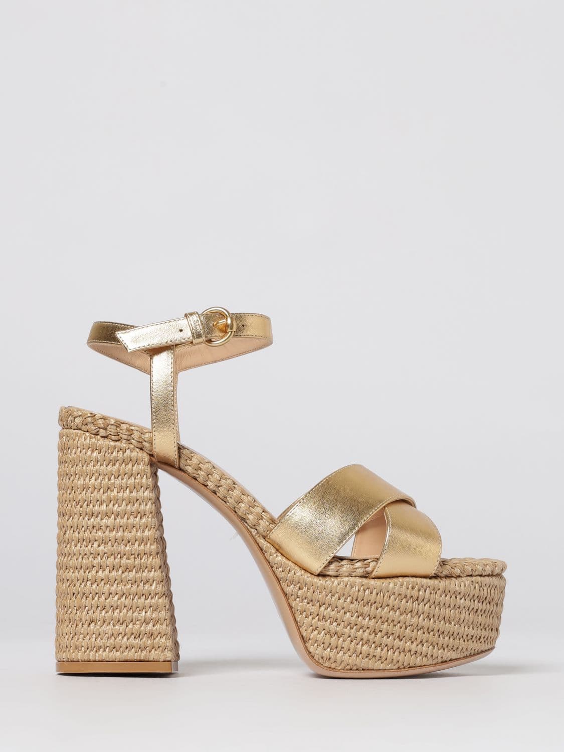 Gianvito Rossi Heeled Sandal Woman color Beige