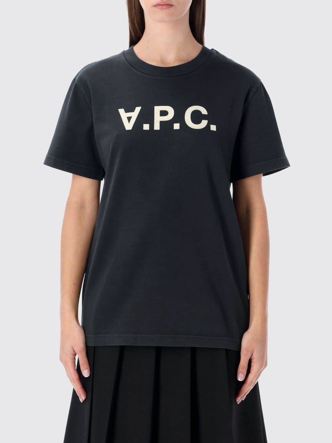 A.p.c. A. P.C. T-Shirt Woman color Black · L