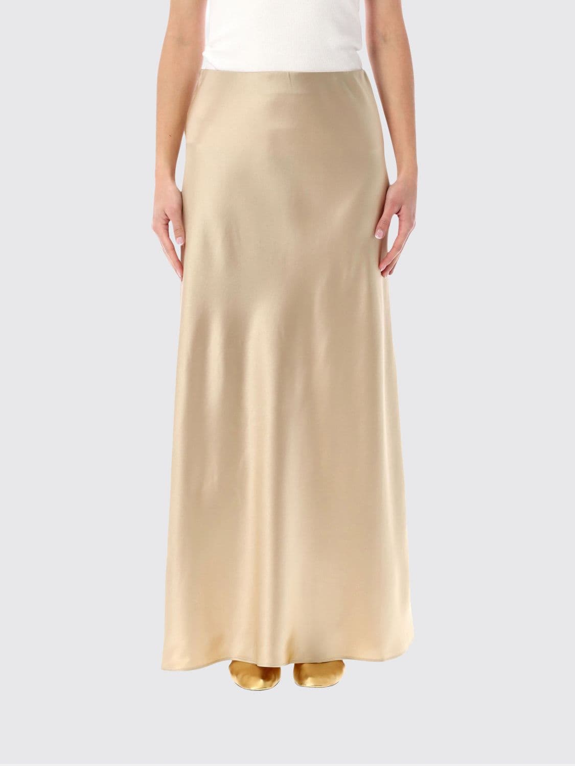 By Malene Birger Skirt Woman color Gold · 36