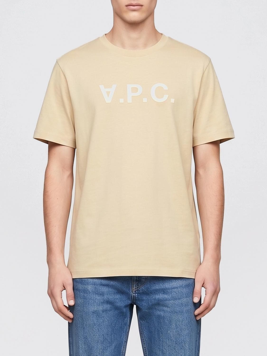 A.p.c. A. P.C. T-Shirt Men color Beige