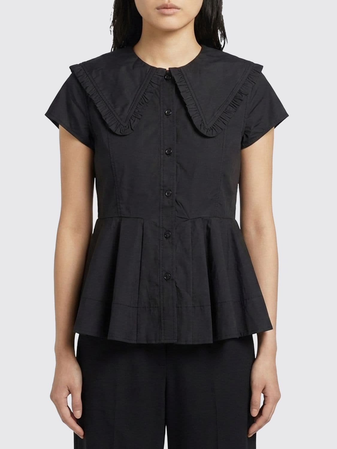 Ganni Shirt Woman color Black