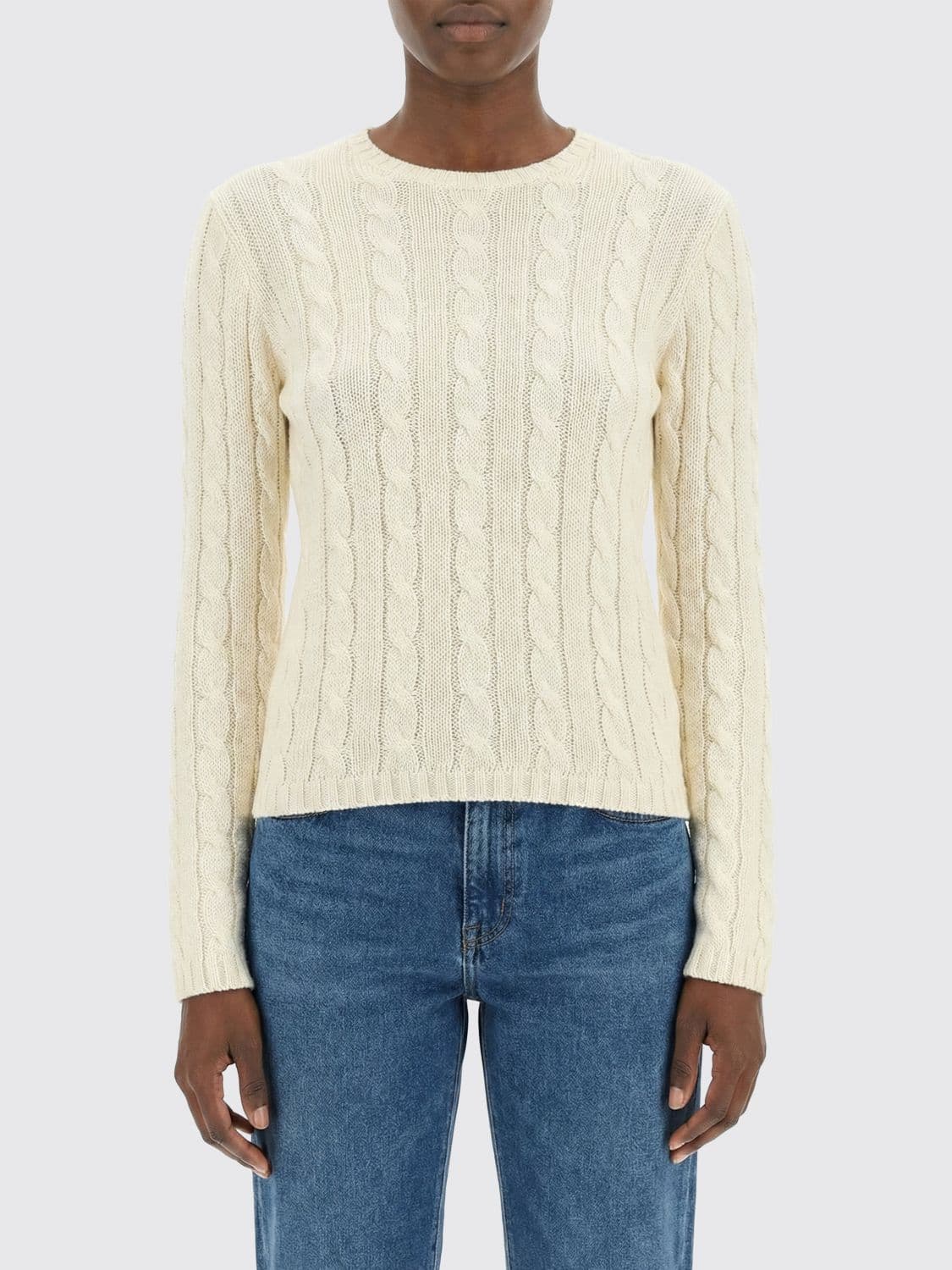Ralph Lauren Sweater Woman color White