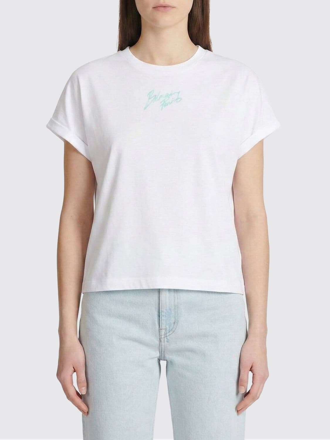 Balmain T-Shirt Woman color White
