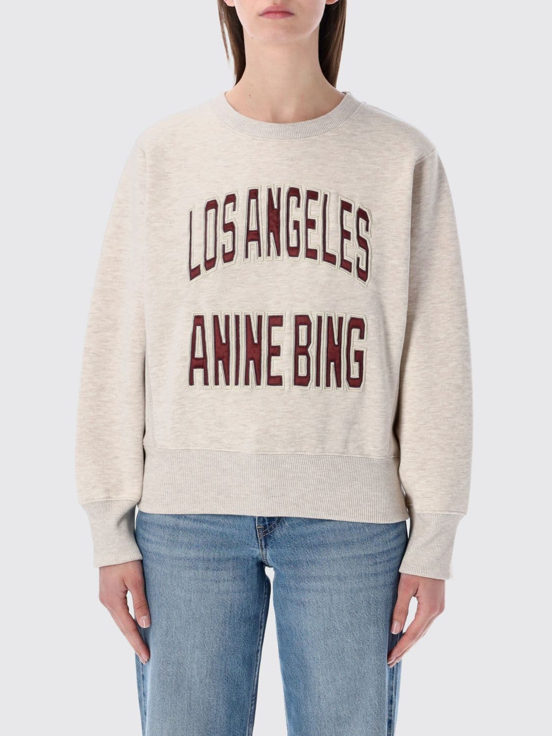 Anine Bing Sweatshirt Woman color Beige