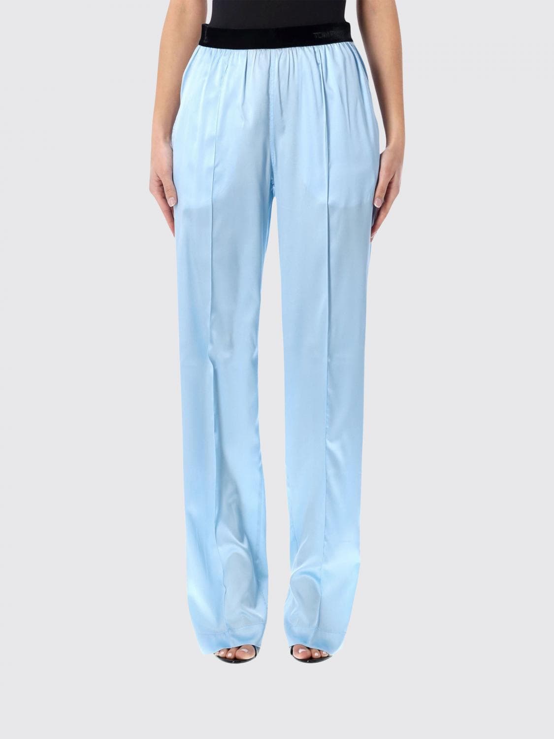 Tom Ford Pants Woman color Sky Blue